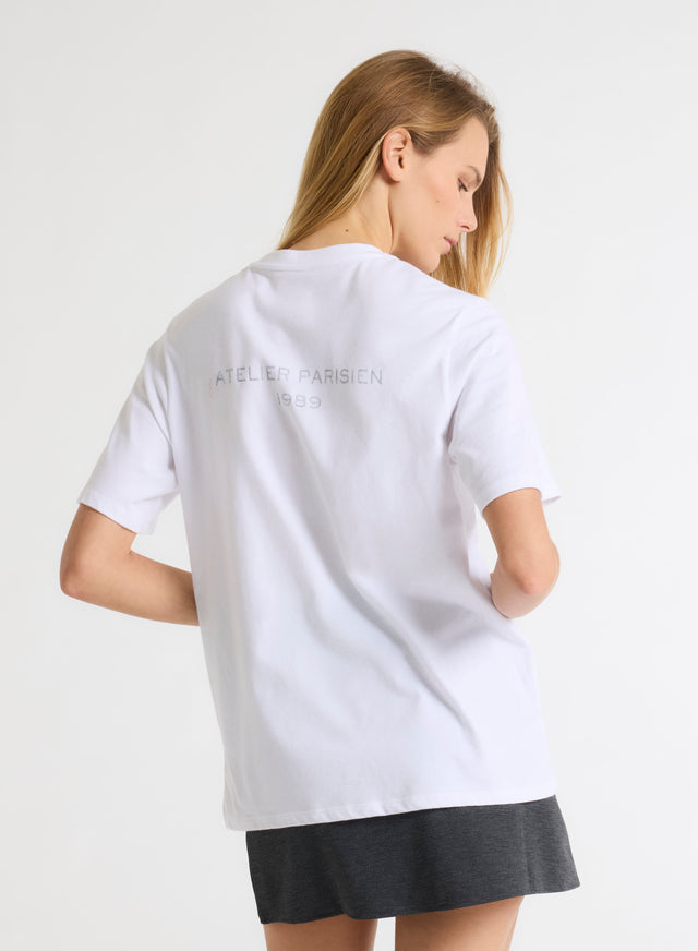 Majestic Filatures T-shirt Noir Col Rond Manches Courtes En Coton Organique / Coton Recyclé Coton Organique / Coton Recyclé