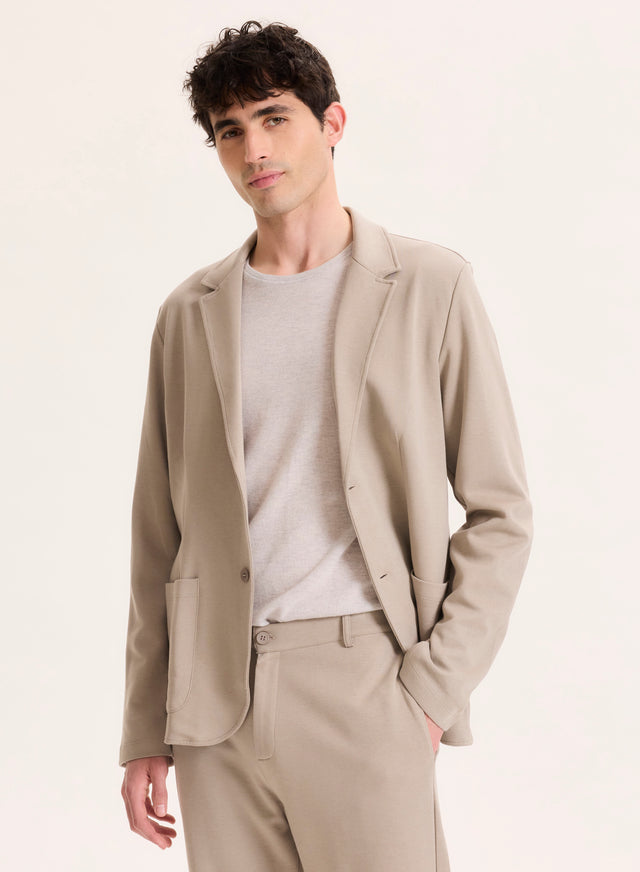 majestic filatures Veste Beige Col Veste Manches Longues en Lyocell / Tencel / Coton organique Lyocell / Tencel / Coton organique majestic filatures Veste Beige Col Veste Manches Longues en Lyocell / Tencel / Coton organique Lyocell / Tencel / Coton organique