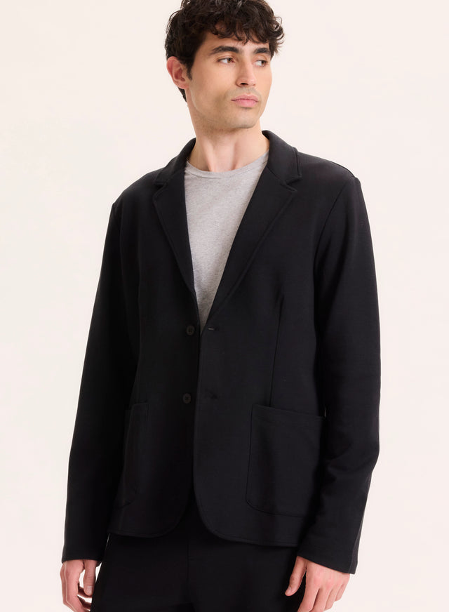 majestic filatures Veste Noire Col Veste Manches Longues en Lyocell / Tencel / Coton organique Lyocell / Tencel / Coton organique majestic filatures Veste Noire Col Veste Manches Longues en Lyocell / Tencel / Coton organique Lyocell / Tencel / Coton organique