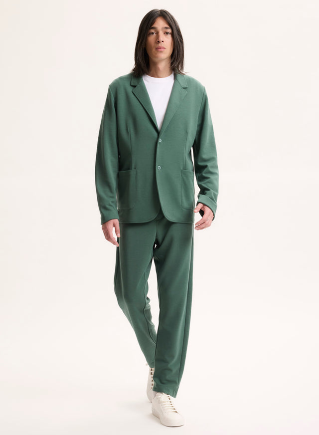 Majestic Filatures Veste Verte Col Veste Manches Longues En Lyocell / Tencel / Coton Organique Lyocell / Tencel / Coton Organique