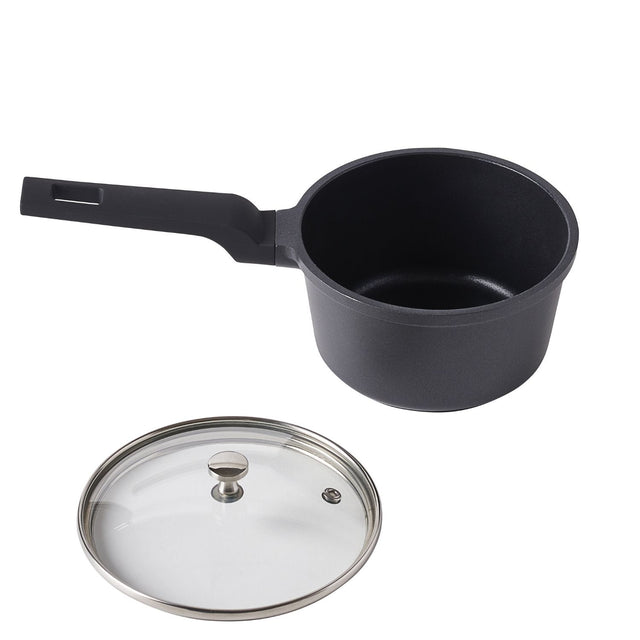 mastra Casserole à sauce et à lait avec couvercle - 14 cm - Anti-adhésive