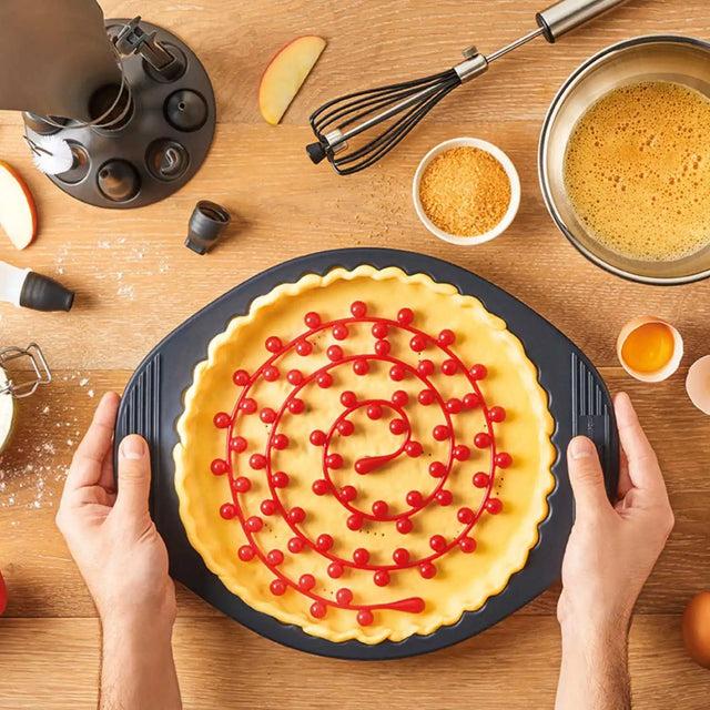 Mastra Chaîne De Cuisson - Fond De Tarte - Silicone - Rouge