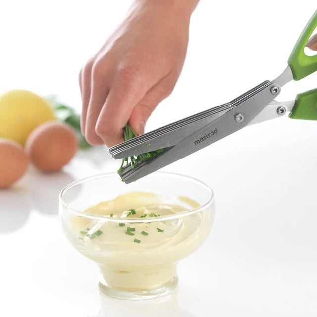 Mastra Ciseaux à Herbes - 5 Lames Avec Support Magnétique