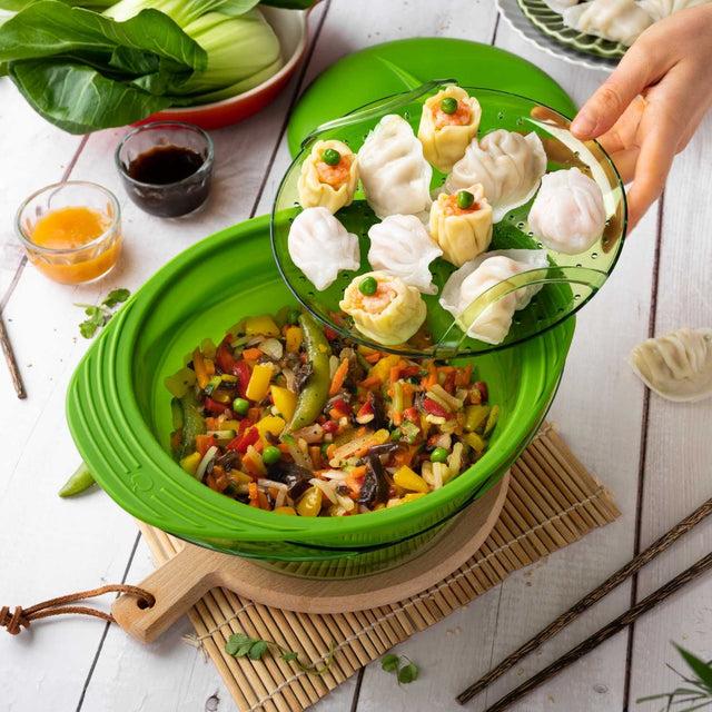 Mastra Cuit-vapeur Avec Couvercle Au Micro-ondes - 3 2L