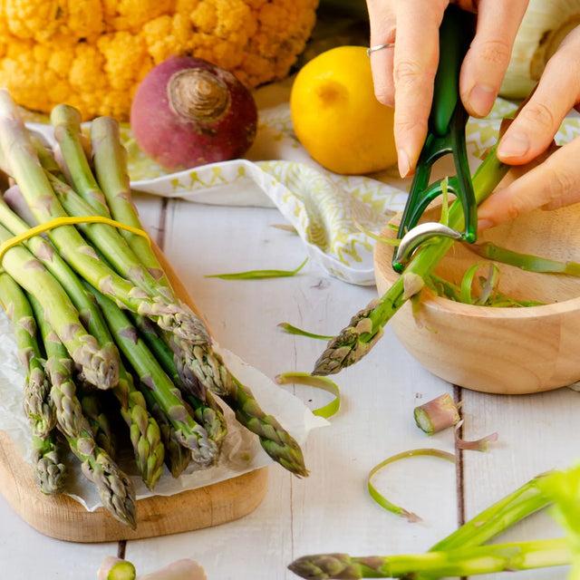 Mastra Éplucheur à Asperges - Lame Courbée En Acier Inoxydable - Elios