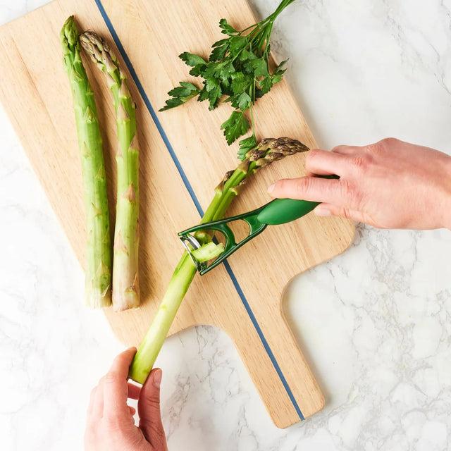 Mastra Éplucheur à Asperges - Lame Courbée En Acier Inoxydable - Elios