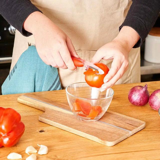 Mastra Éplucheur à Peaux Fines Et à Tomates - Lame Dentelée - Elios