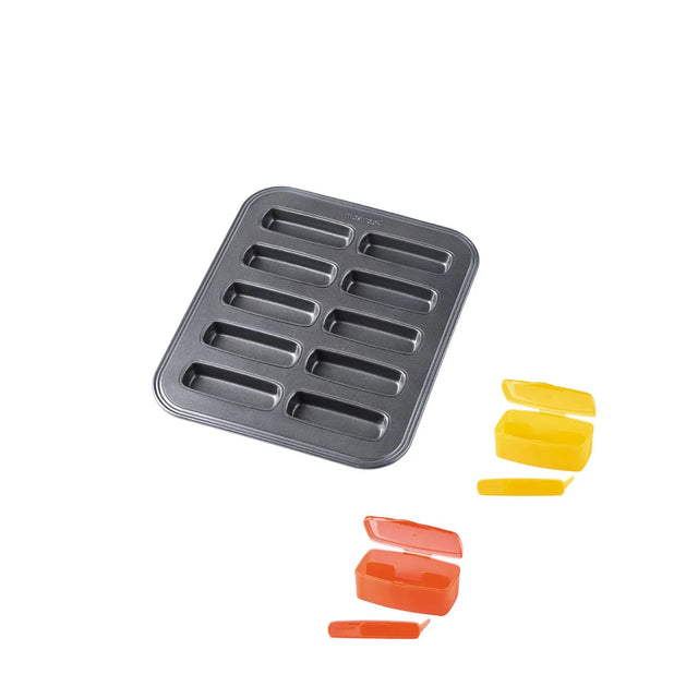 mastra Kit barres de céréales - 10 cavités - Moule et accessoires mastra Kit barres de céréales - 10 cavités - Moule et accessoires