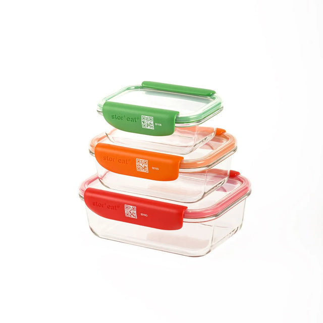 mastra Boîtes de conservation - Lot de 3