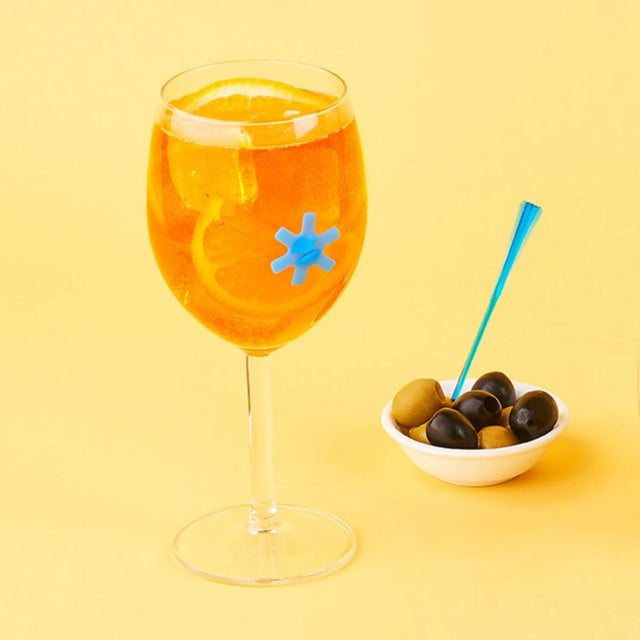 Mastra Marque-verres En Silicone - Lot De 12