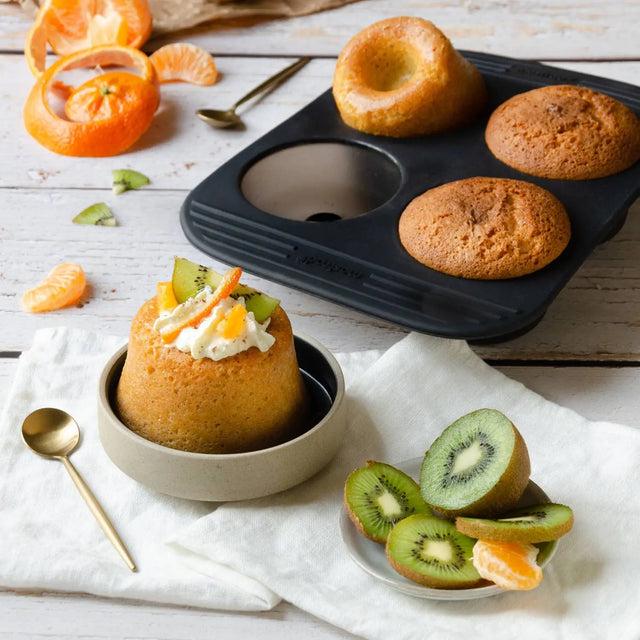 Mastra Moule à Baba Au Rhum - 4 Cavités - Silicone