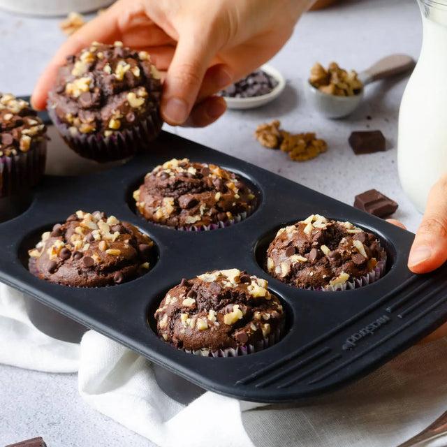 Mastra Moule à Muffins - 6 Cavités - Silicone