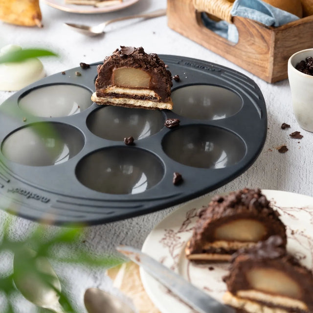 Mastra Moule à Gâteau En Demi-sphère - 7 Empreintes - Silicone