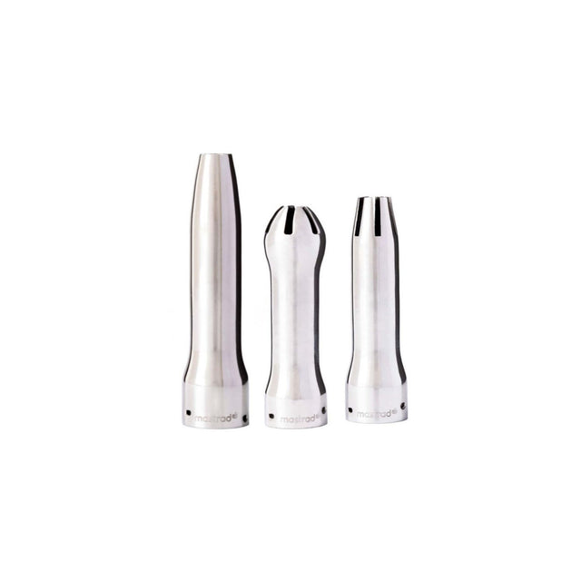 mastra Set de 3 douilles pour Siphon - Acier inoxydable