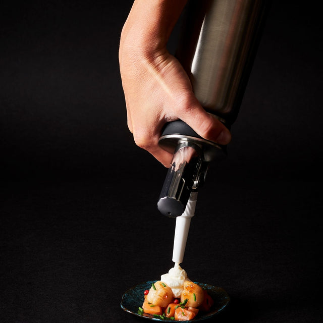 Mastra Siphon Professionnel De Cuisine à Mousses Chaudes Et Froides - Inox