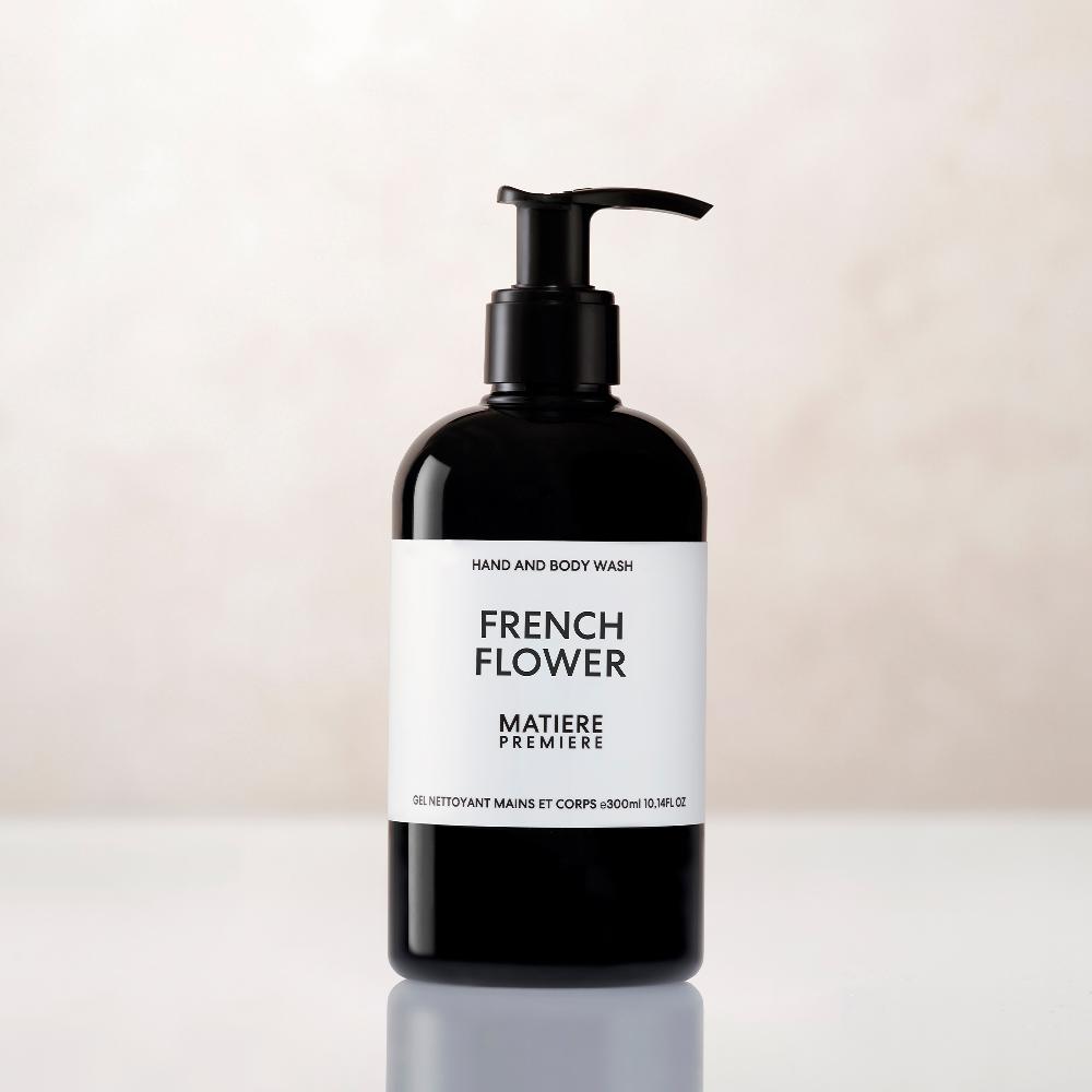 matiere premiere FRENCH FLOWER Gel Nettoyant Mains et Corps
