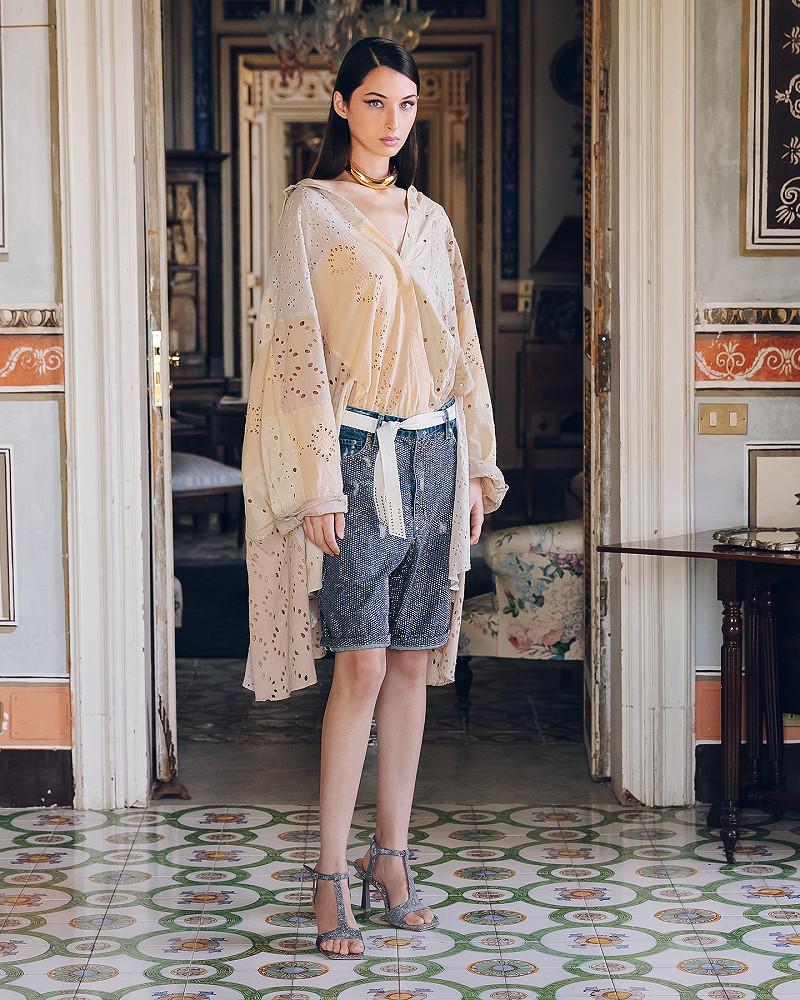 mes demoiselles blouse Pishirt Blouse oversize en broderie anglaise mes demoiselles blouse Pishirt Blouse oversize en broderie anglaise