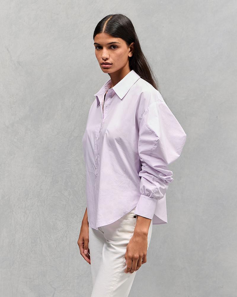 Mes Demoiselles Blouse Sintia Blouse En Popeline De Coton Lilas