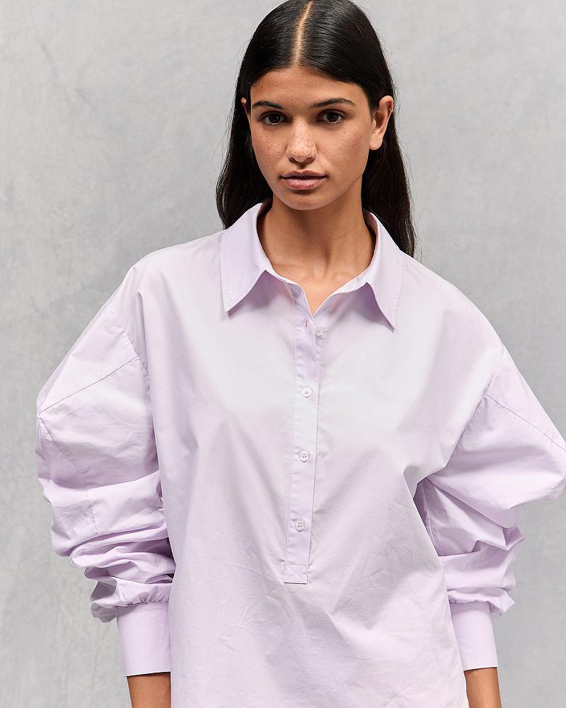 Mes Demoiselles Blouse Sintia Blouse En Popeline De Coton Lilas