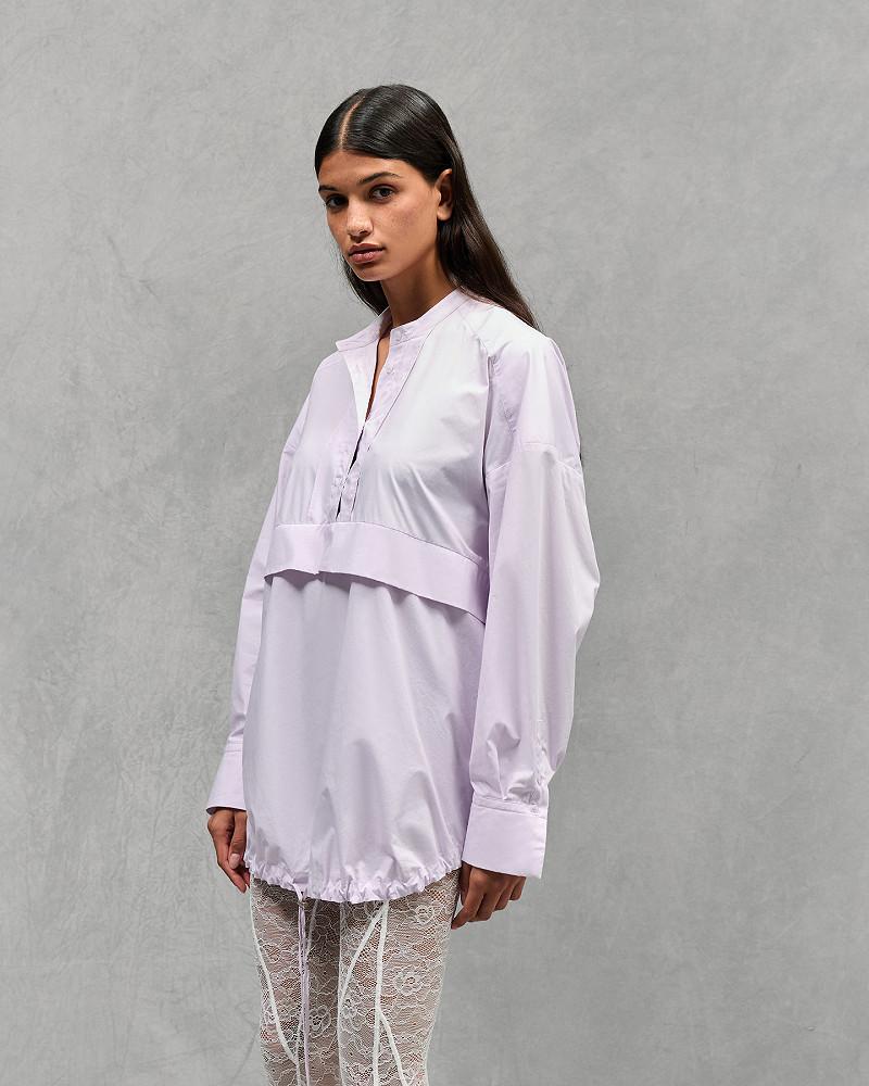 Mes Demoiselles Blouse Steve Blouse En Popeline De Coton Couleur Lilas