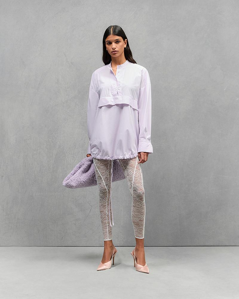 Mes Demoiselles Blouse Steve Blouse En Popeline De Coton Couleur Lilas