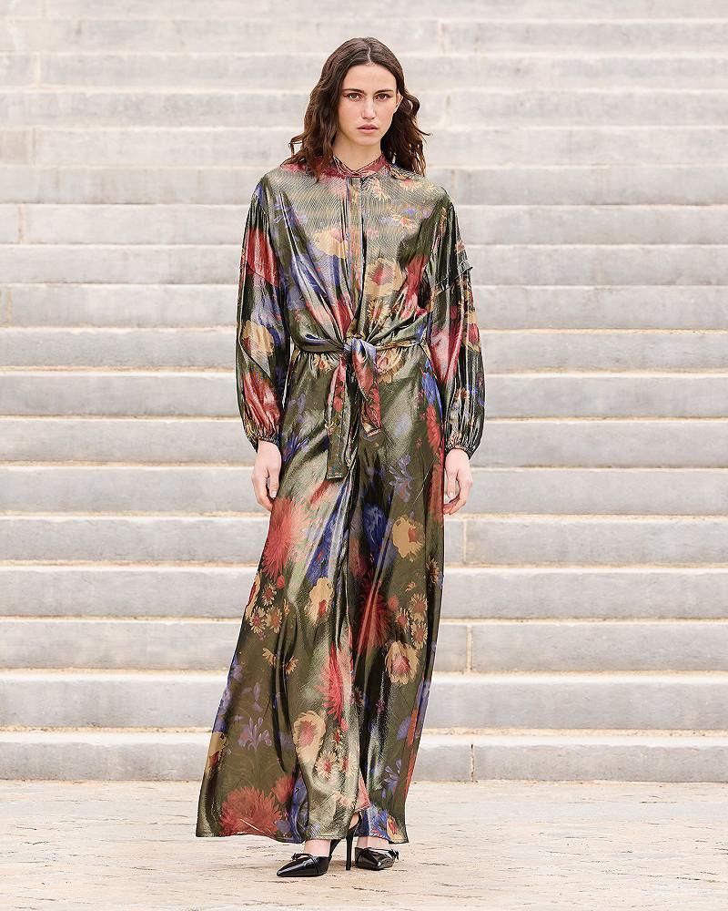 mes demoiselles chemise Bella Chemise en voile lurex imprimé floral fondu