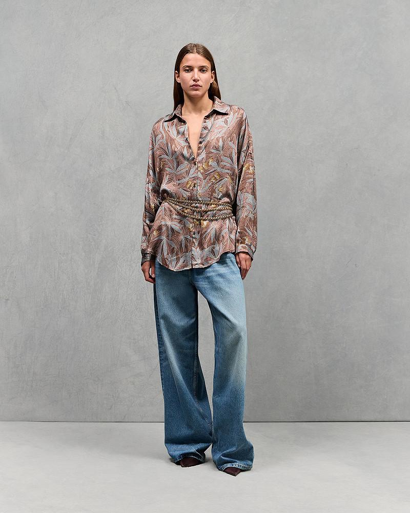 Mes Demoiselles Chemise Clany Chemise Souple En Modal Double Face Imprimé Floral