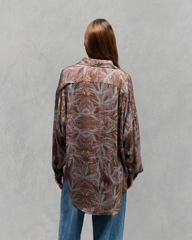 Mes Demoiselles Chemise Clany Chemise Souple En Modal Double Face Imprimé Floral