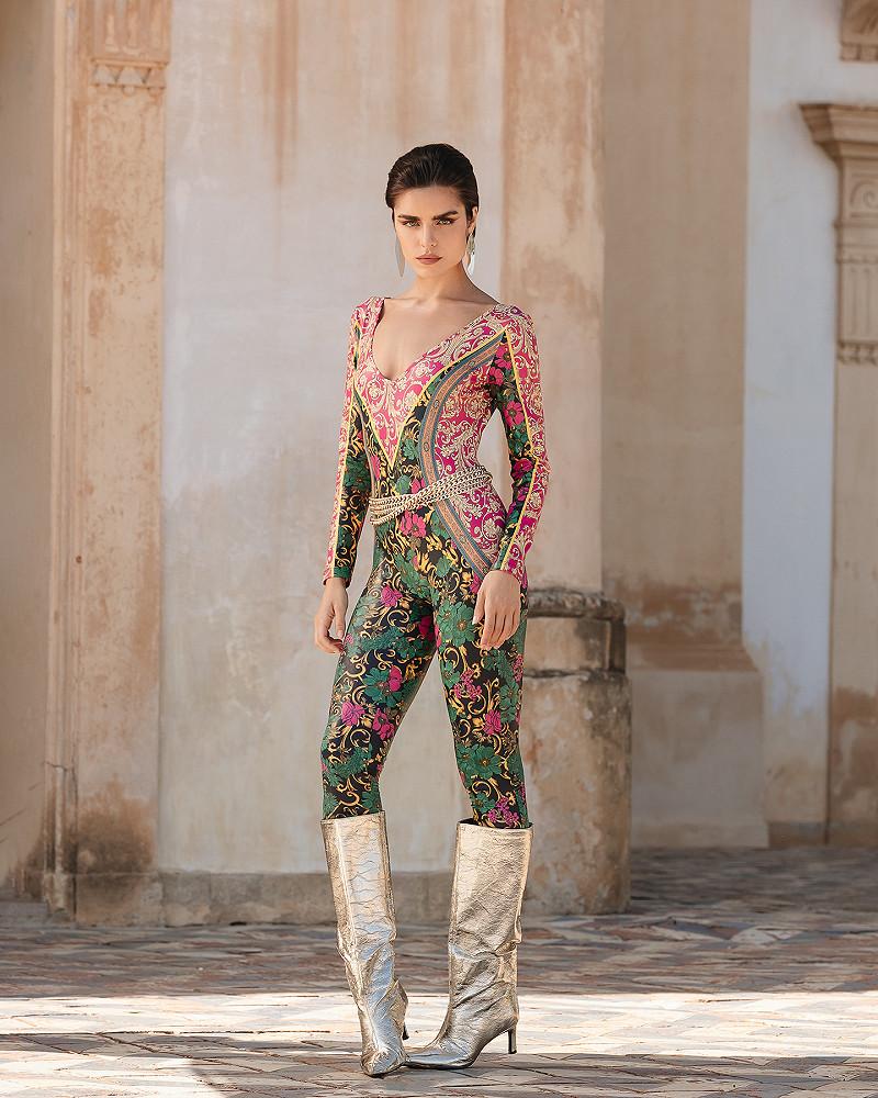 Mes Demoiselles Combinaison Silenzio Combinaison Pantalon Imprimé Glacé