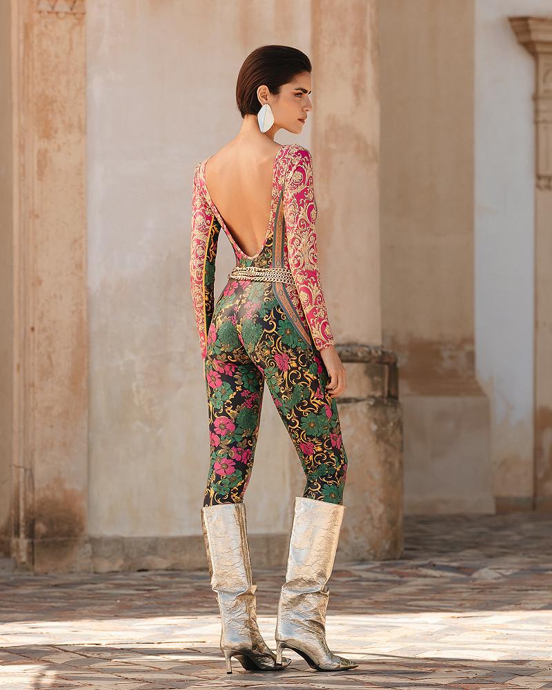 mes demoiselles combinaison Silenzio Combinaison pantalon imprimé glacé