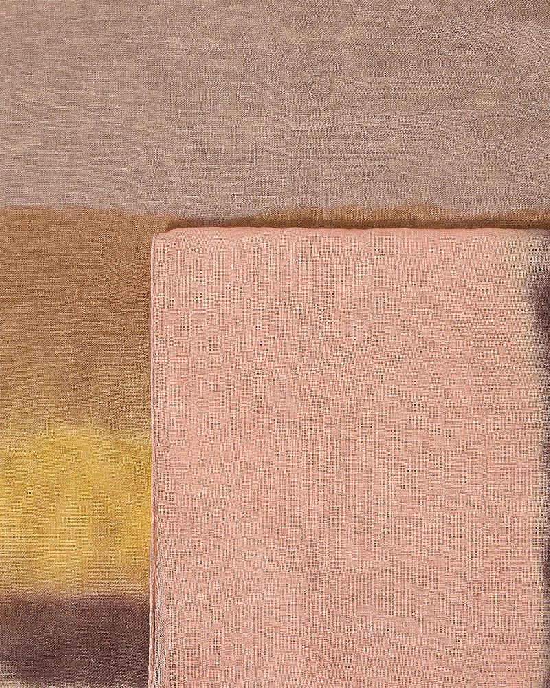 Mes Demoiselles Foulard Melissa Foulard En Coton Multicolor Jaune Et Rose