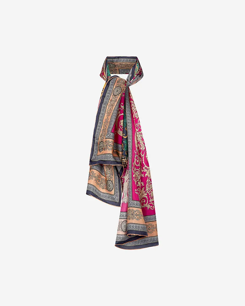 Mes Demoiselles Foulard Rio Splendide Foulard En Soie Lurex Imprimé