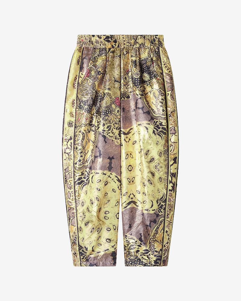 Mes Demoiselles Pantalon Bold Pantalon En Jacquard Lurex Imprimé