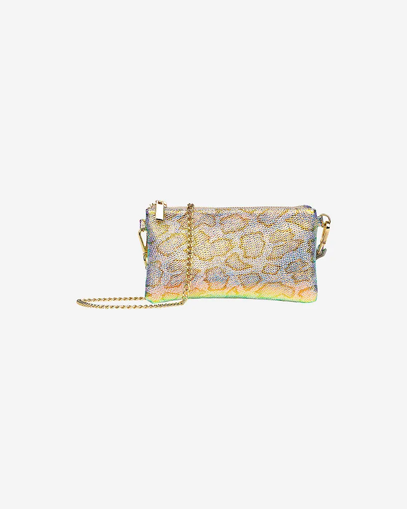 Mes Demoiselles Pochette Icaro Sac Pochette En Cuir Impression Python