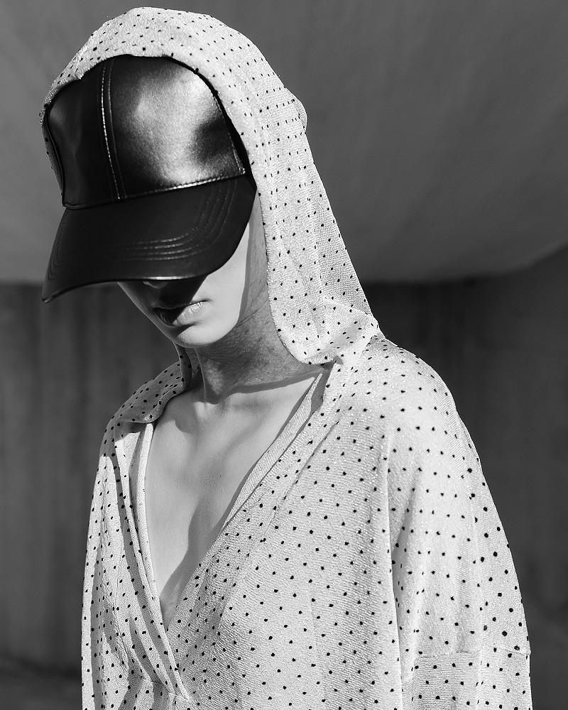 Mes Demoiselles Pull Plutarco Sweatshirt à Capuche Scintillant En Plumetis Floqué