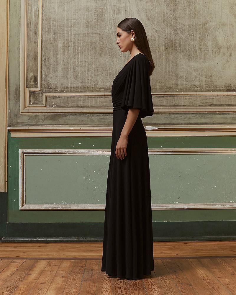 Mes Demoiselles Robe Ibana Robe Noire Longue Et Sensuelle