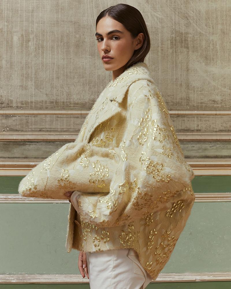 Mes Demoiselles Sac Dalida Pochette écru élégante Au Style Rétro