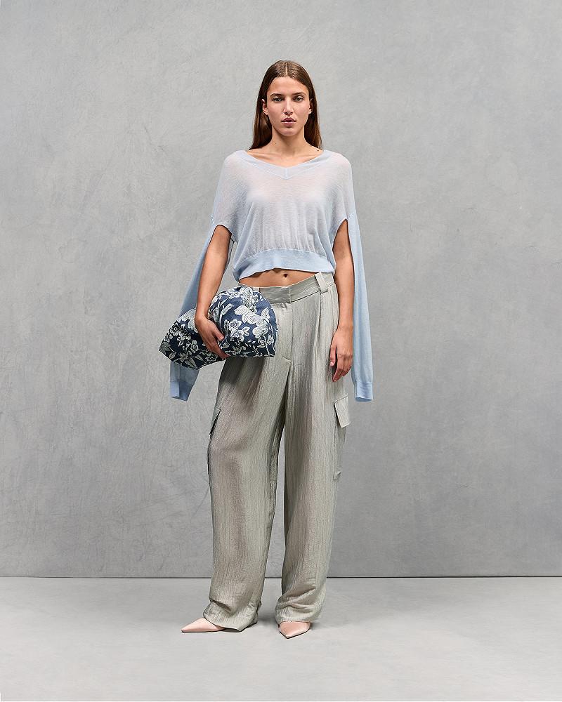 Mes Demoiselles Sac Daphne Pochette Denim élégante Au Style Rétro