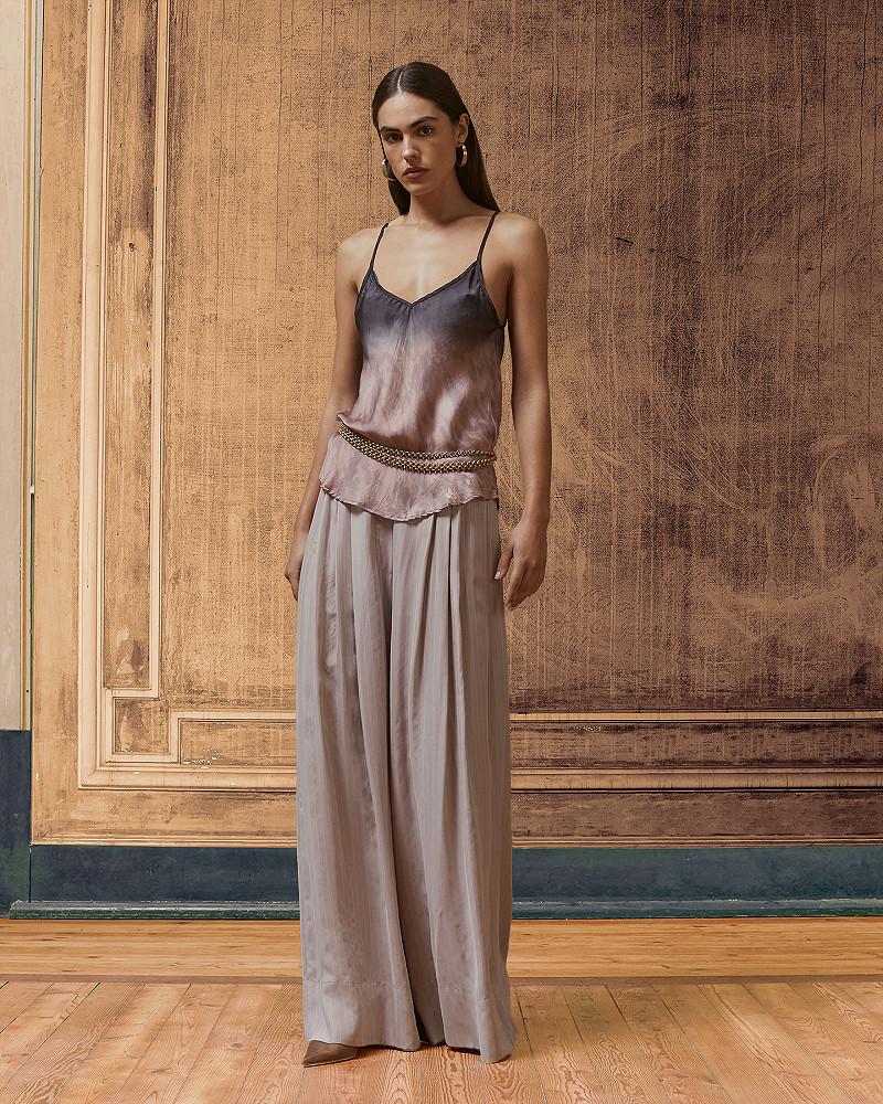 Mes Demoiselles Top Winnie Top Façon Lingerie En Tye&dye Rose