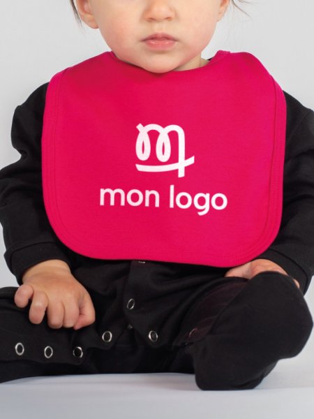 Mister Tee Bavoir Bébé à Personnaliser Larkwood - LW082