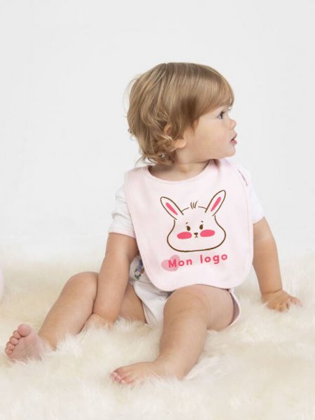 Mister Tee Bavoir Bébé à Personnaliser Larkwood - LW082