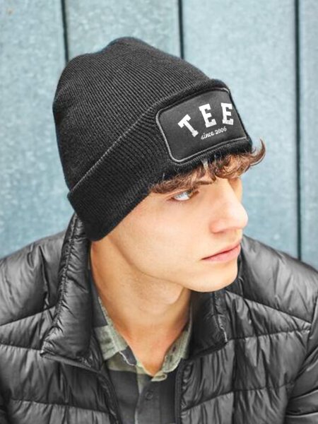 Mister Tee Bonnet Beanie Patch à Personnaliser Beechfield - B445