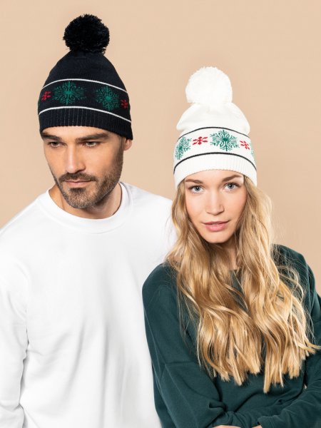 Mister Tee Bonnet De Noël à Personnaliser K-up - KP558