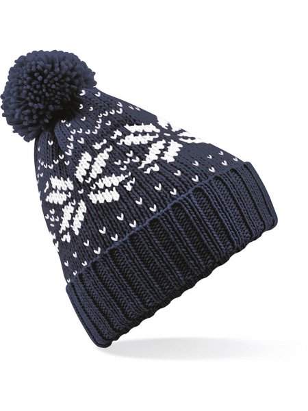 mister tee Bonnet Snowstar jacquard Beechfield - B456