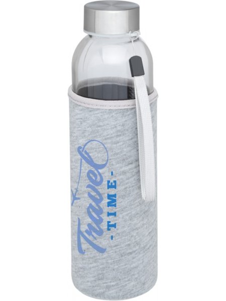 Mister Tee Bouteille En Verre à Personnaliser Avec Manchon - 500ml Bullet - 100656