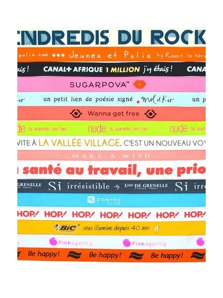 Mister Tee Bracelet Ruban Satin à Personnaliser Mistertee.fr - MSBRSAT