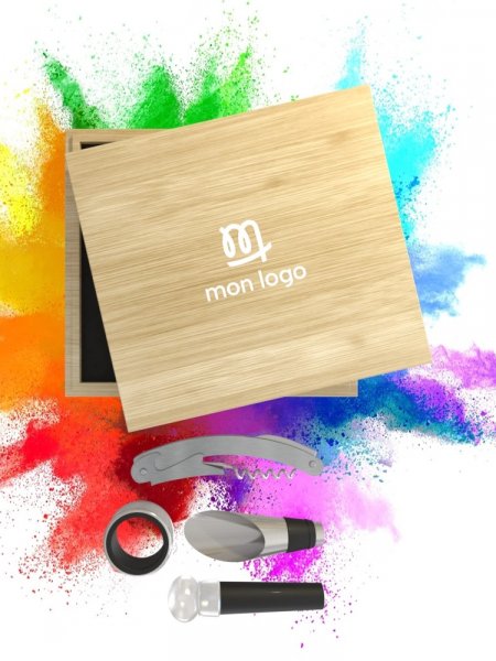 Mister Tee Coffret à Vin Syrat Personnalisable 11314706