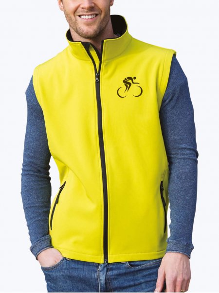 Mister Tee Gilet Softshell Homme 2 Couches Pas Cher à Personnaliser Result - R232M