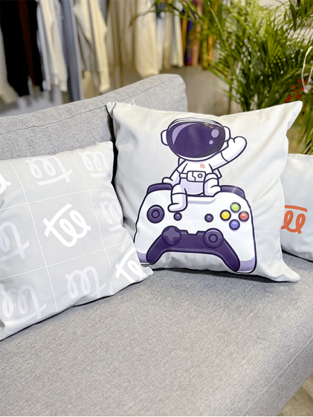 Mister Tee Housse De Coussin à Personnaliser - 50x50cm WM350sizeL - Coton Commerce Equitable