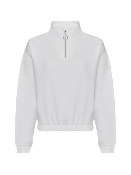 mister tee Sweat court col zippé femme AWDis - JH037